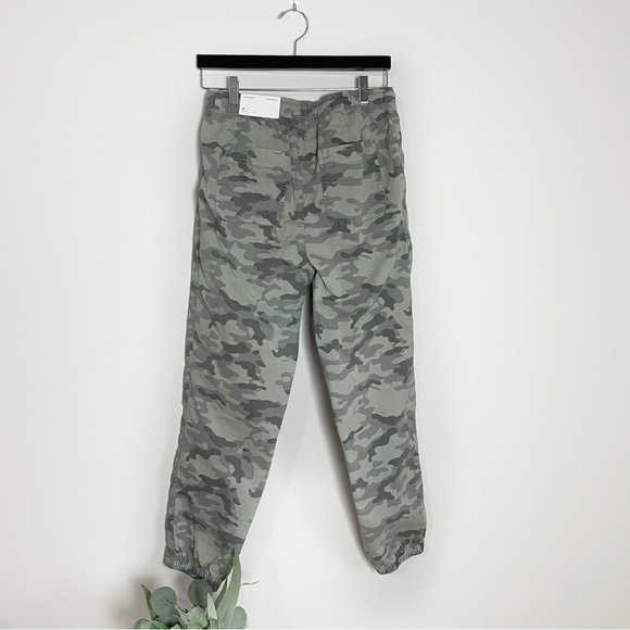 [American Eagle] Camo Print Elastic Waist Cargo Jogger Pants Edgy Casual Trendy - Picture 9 of 11
